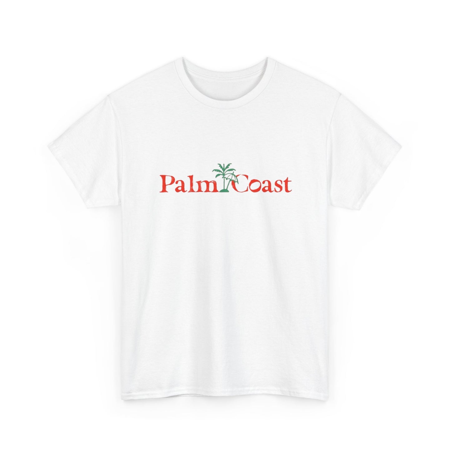 Palm Coast Graphic T Shirt NEW Adult Unisex Heavy Cotton Tee