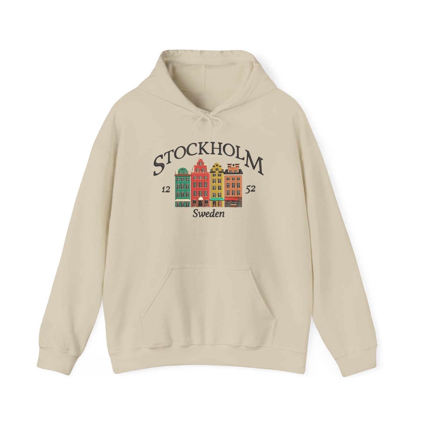 Stockholm Sweden Graphic Hoodie Heavy Blend Sweatshirt NEW