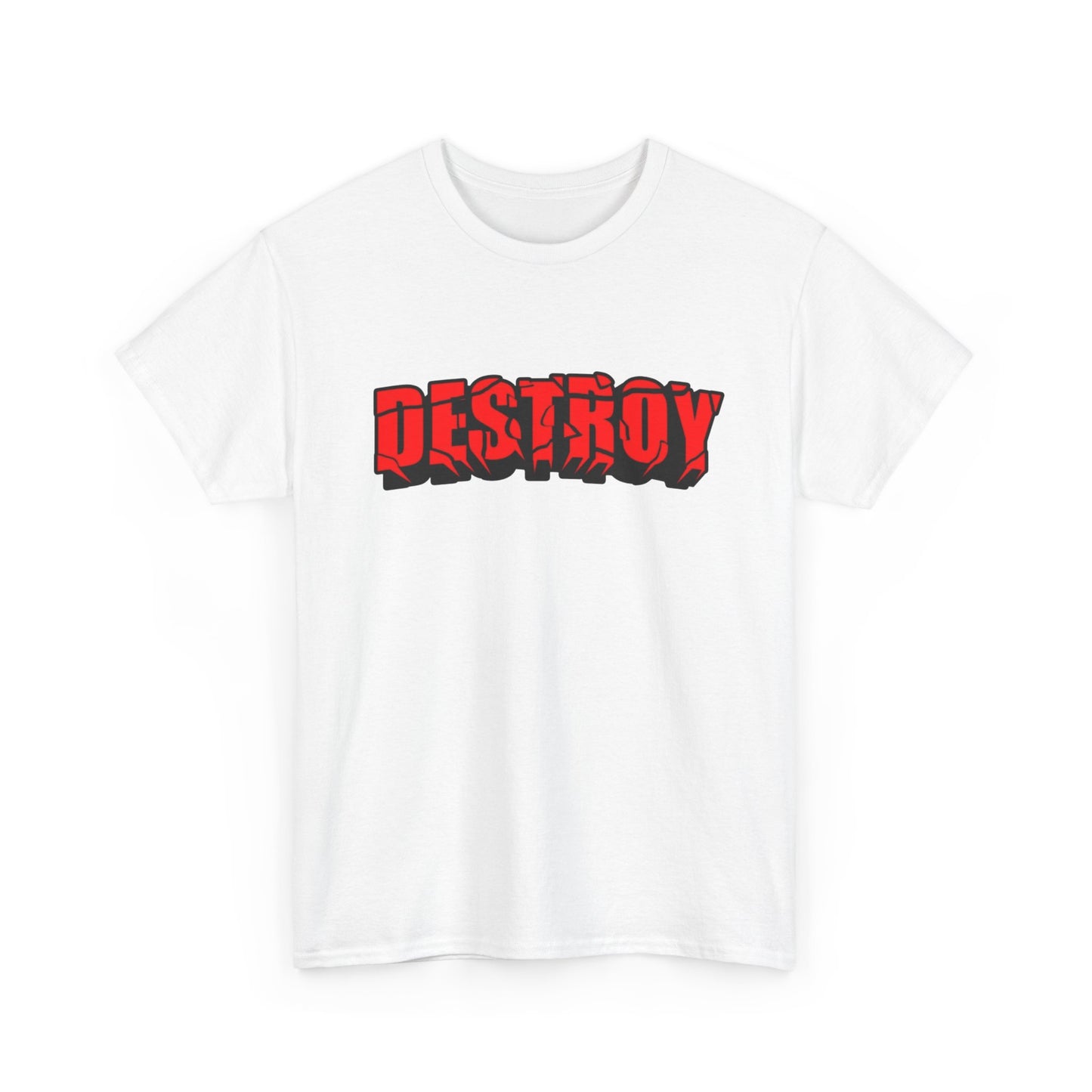 Destroy Skateboards Graphic T-Shirt Unisex Comfy Heavy Cotton Tee