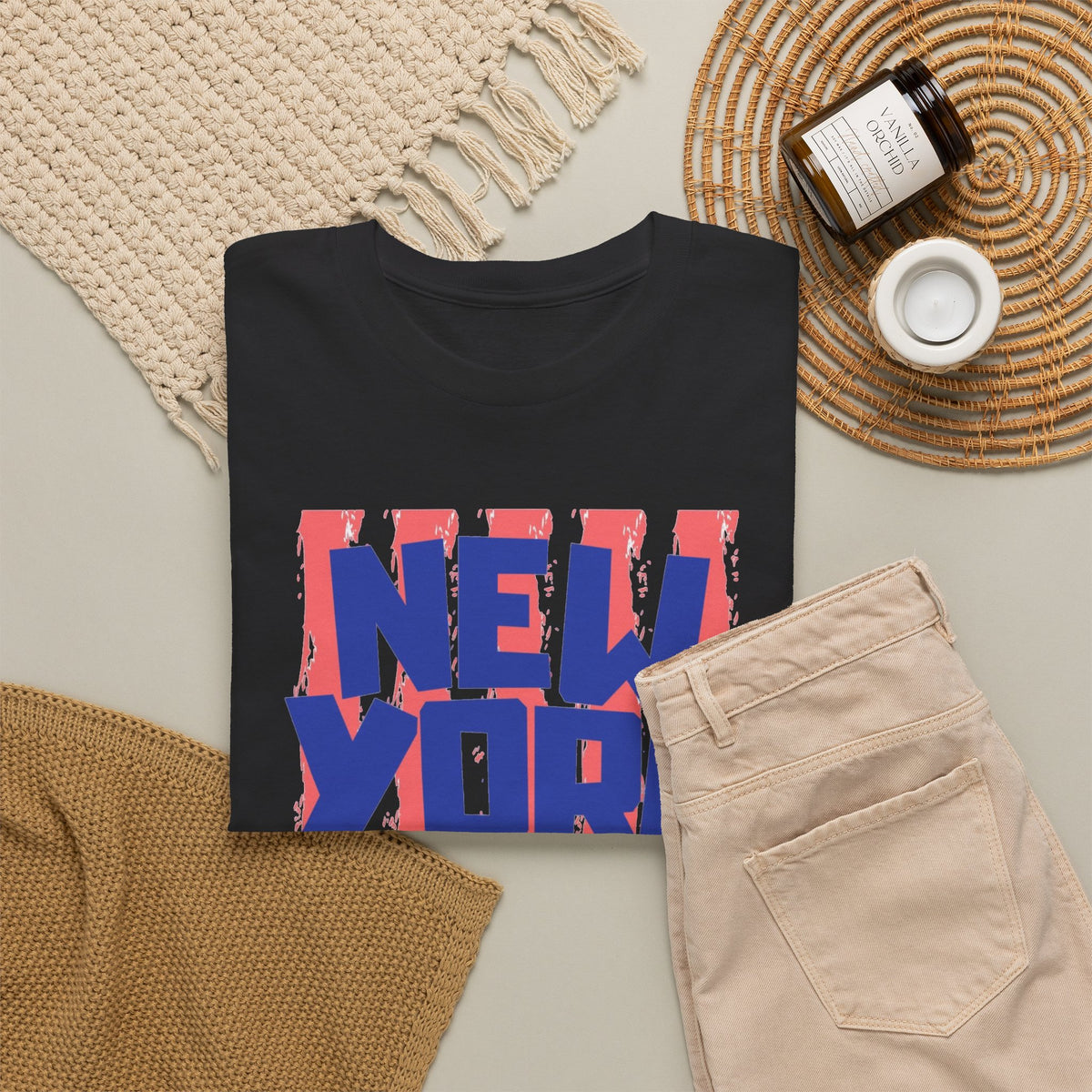 New York City Bridge Graphic T Shirt Men's Classic Retro Heavy Cotton Tee