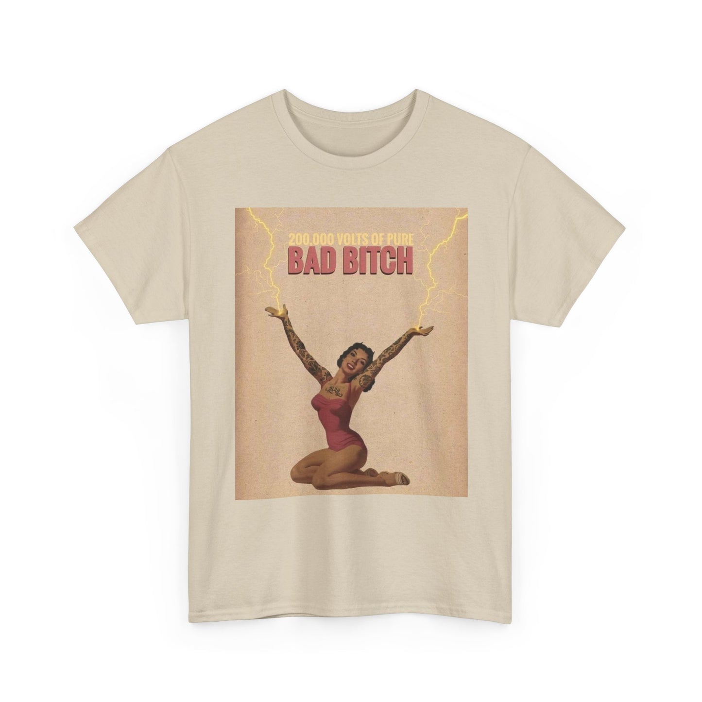 Bad Bitch Graphic T-Shirt Womens Comfy Cotton Tee NEW