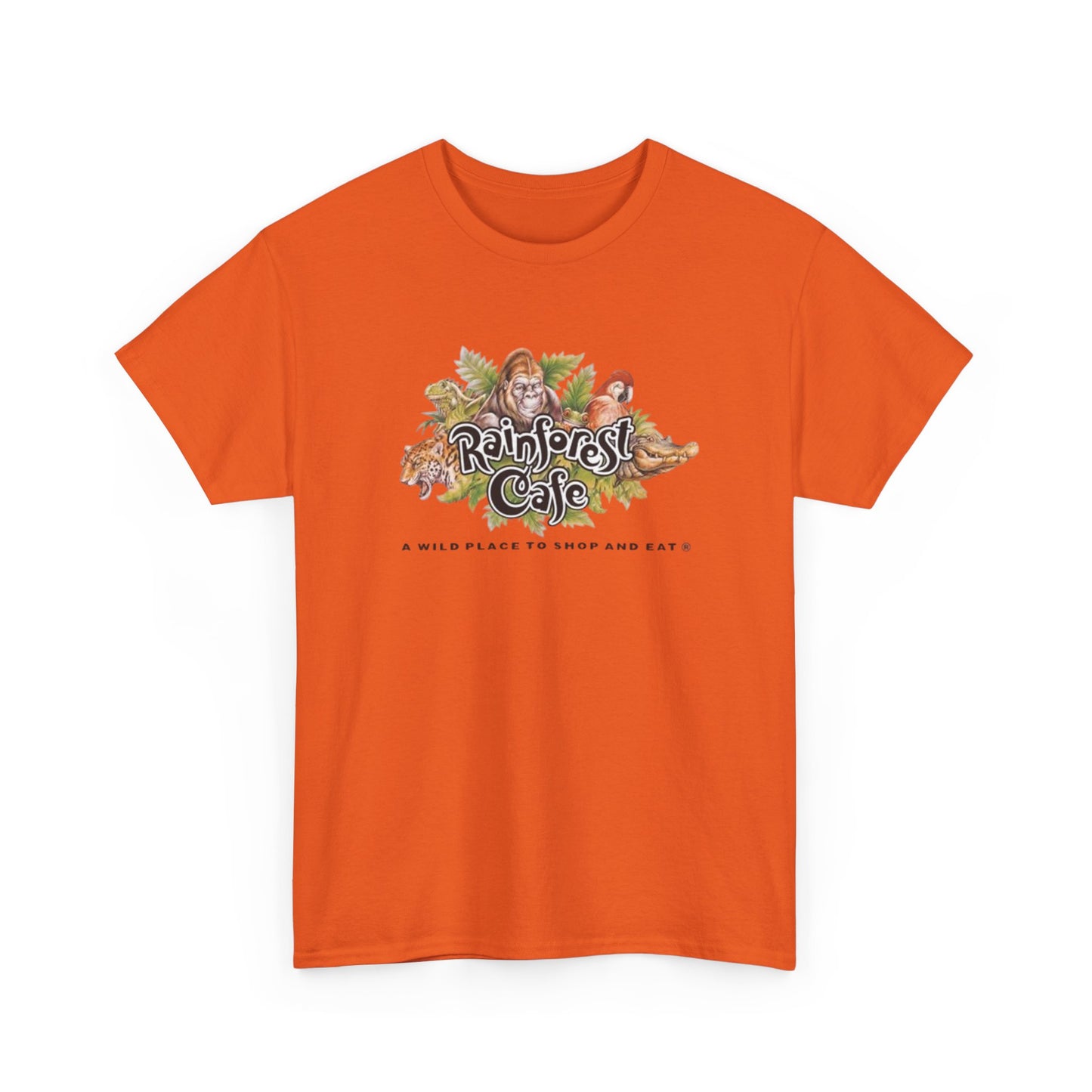 Rainforest Cafe Vintage Graphic T Shirt Unisex Heavy Cotton Tee