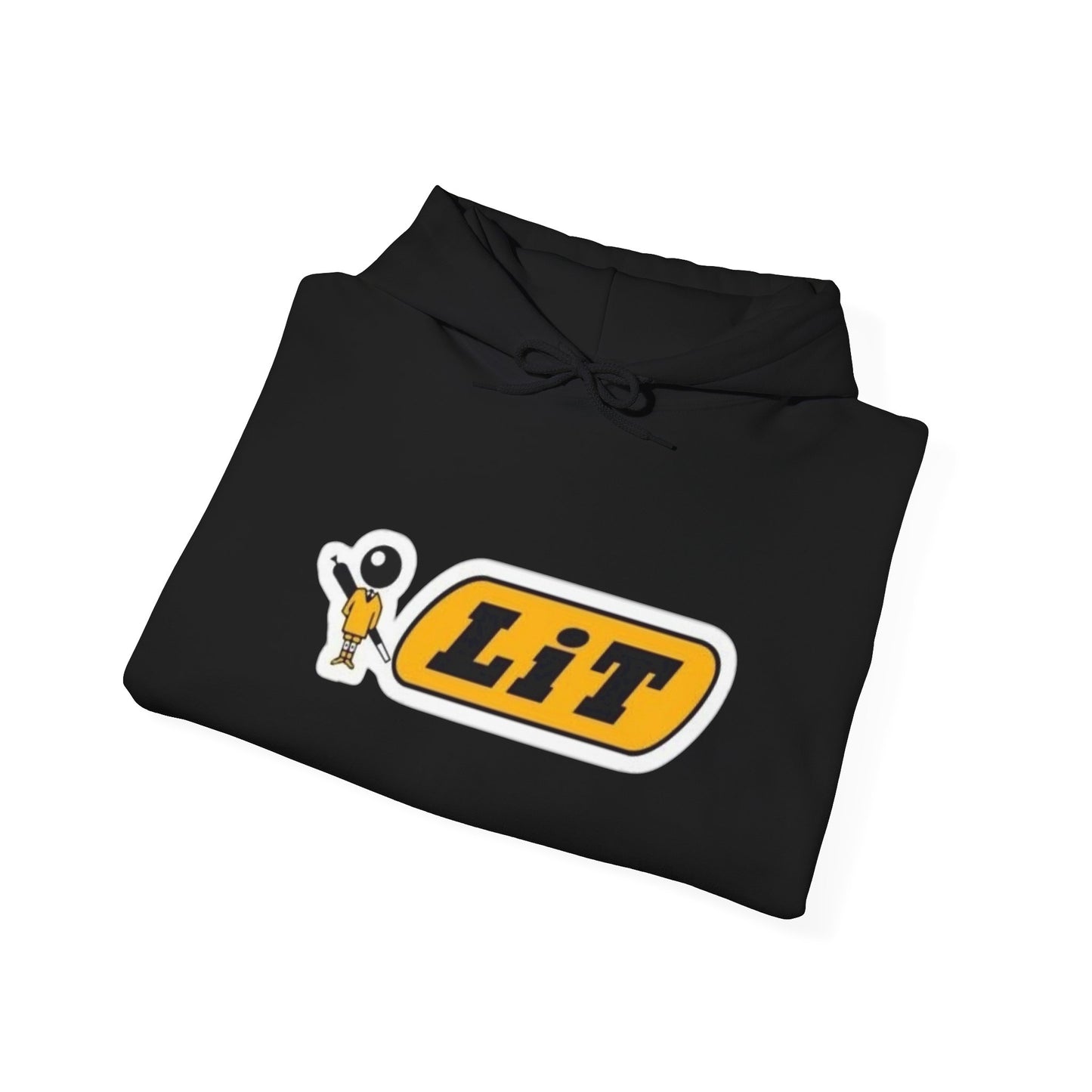 Lit Funny Meme Graphic Hoodie Unisex Heavy Blend™ Hooded Sweatshirt