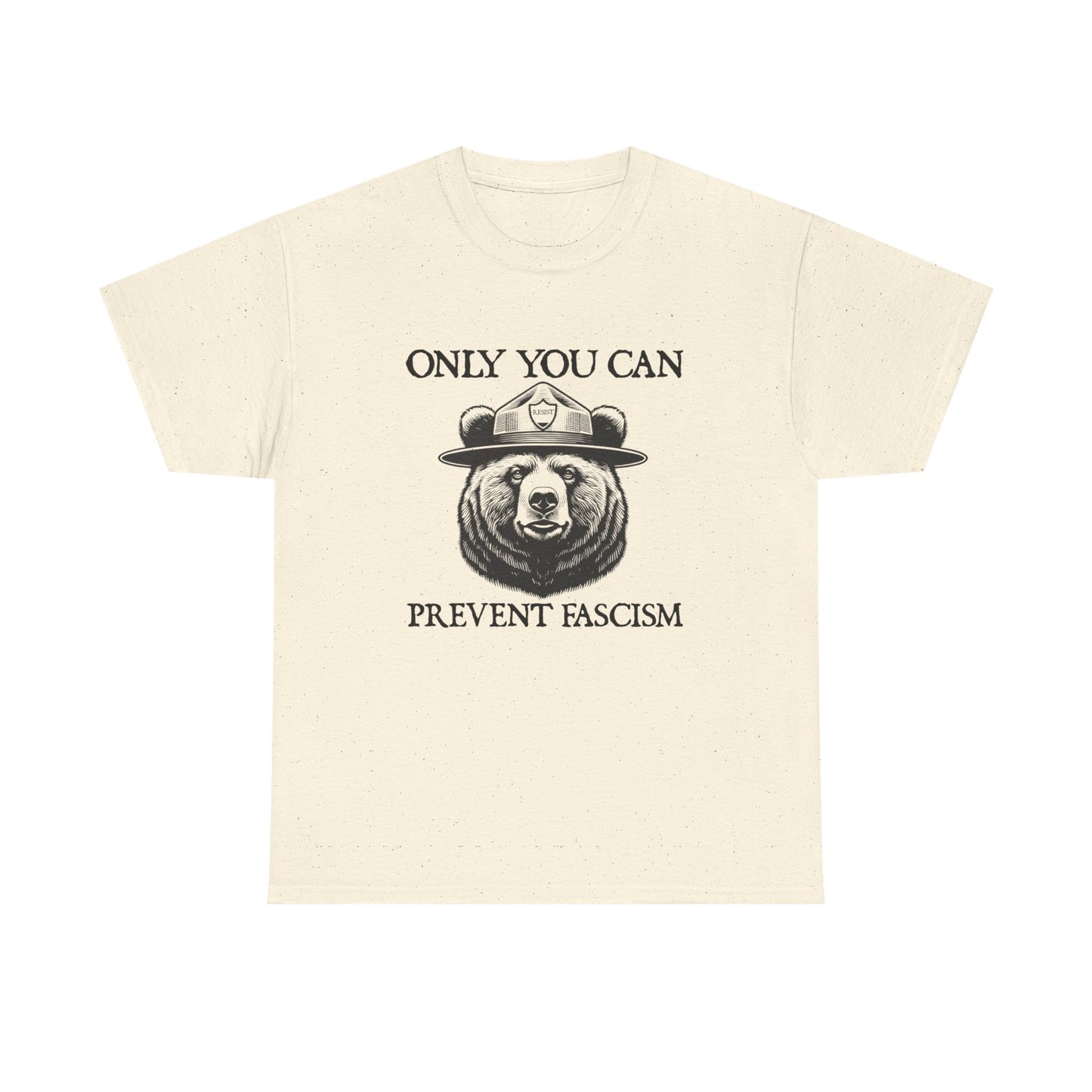 Only You Can Prevent Fascism Graphic T Shirt Unisex Heavy Cotton Tee