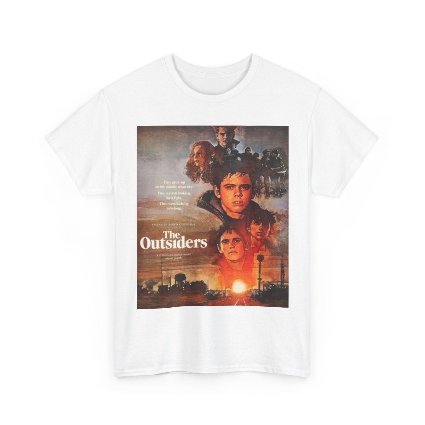 The Outsiders Tshirt Vintage Movie Merch Retro Graphic Unisex Heavy Cotton Tee