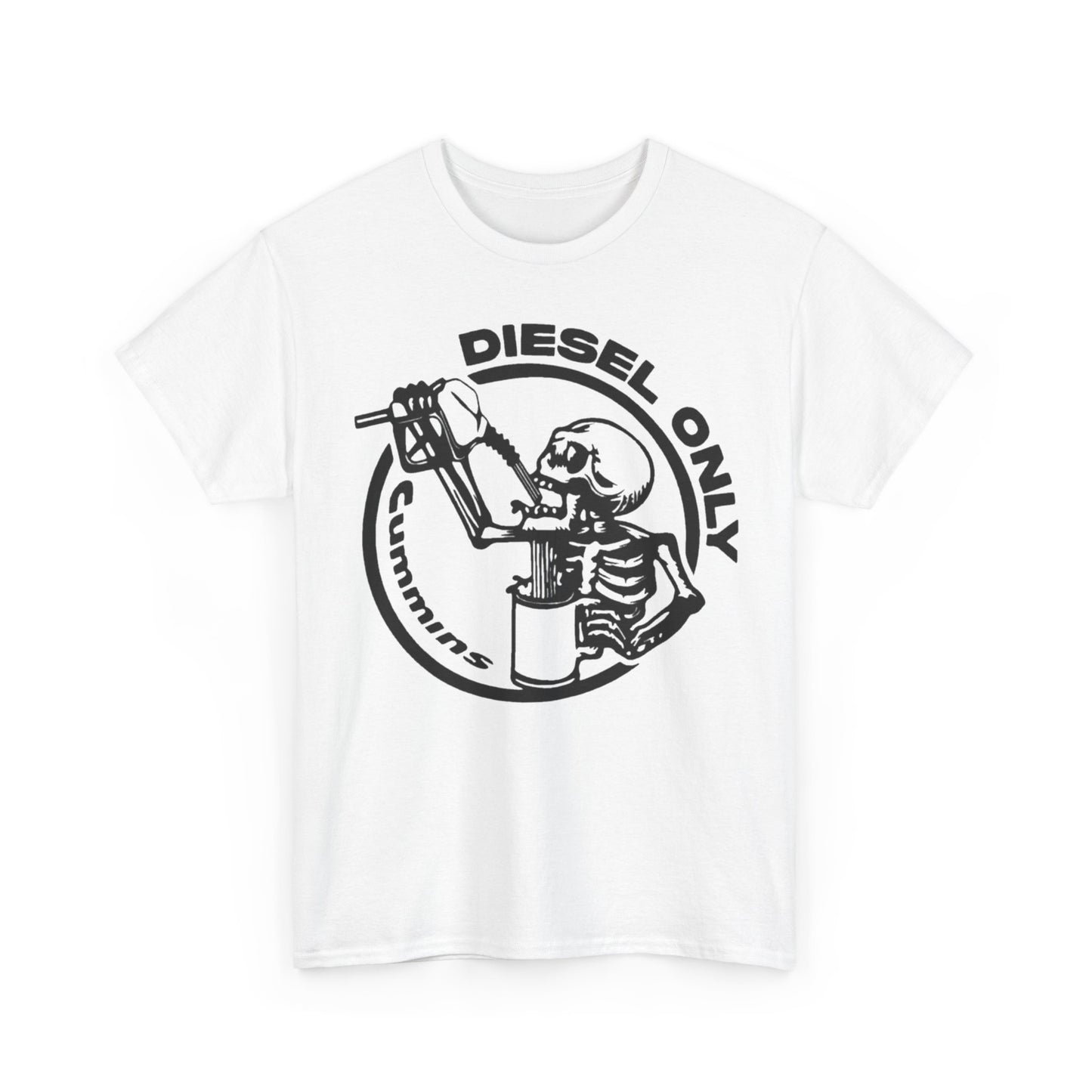 Diesel Only Cummins Graphic T Shirt Unisex Heavy Cotton Tee NEW