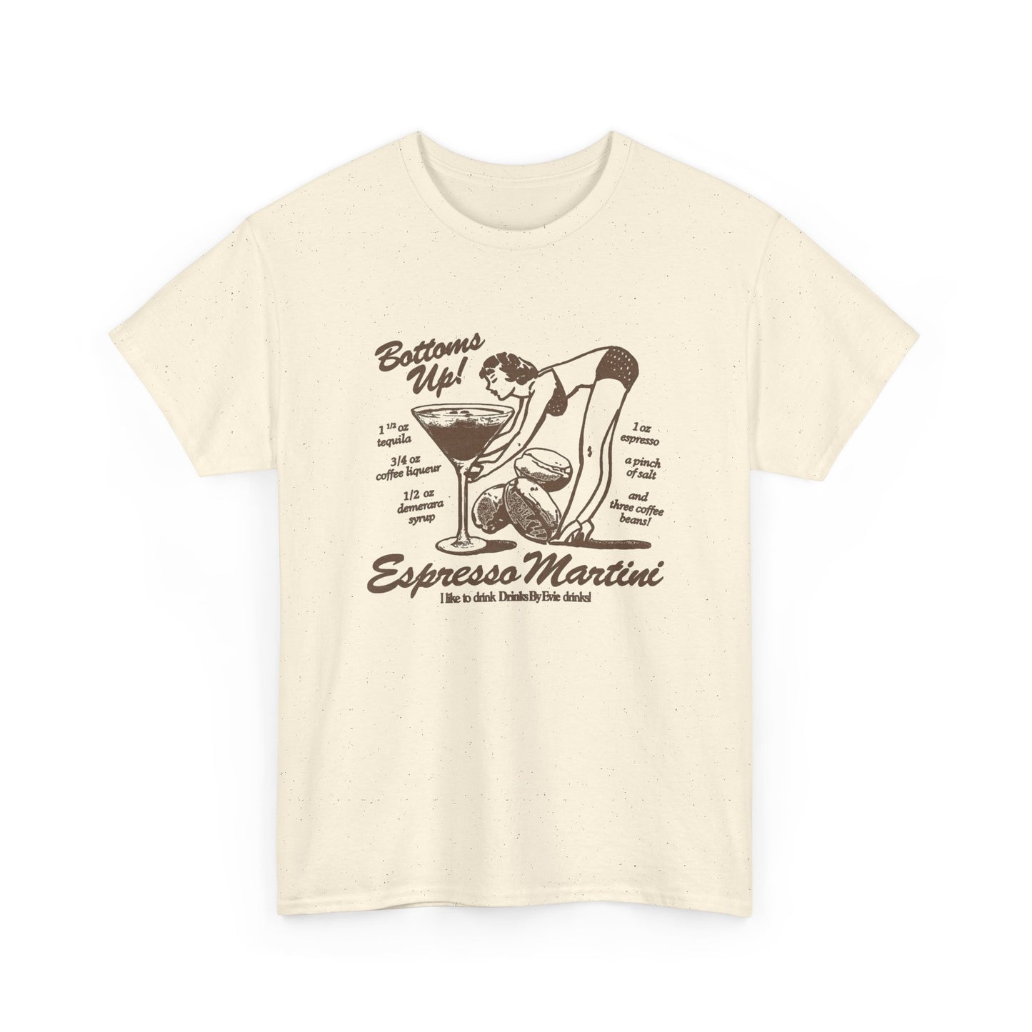 Espresso Martini Graphic T Shirt NEW Unisex Heavy Cotton Tee