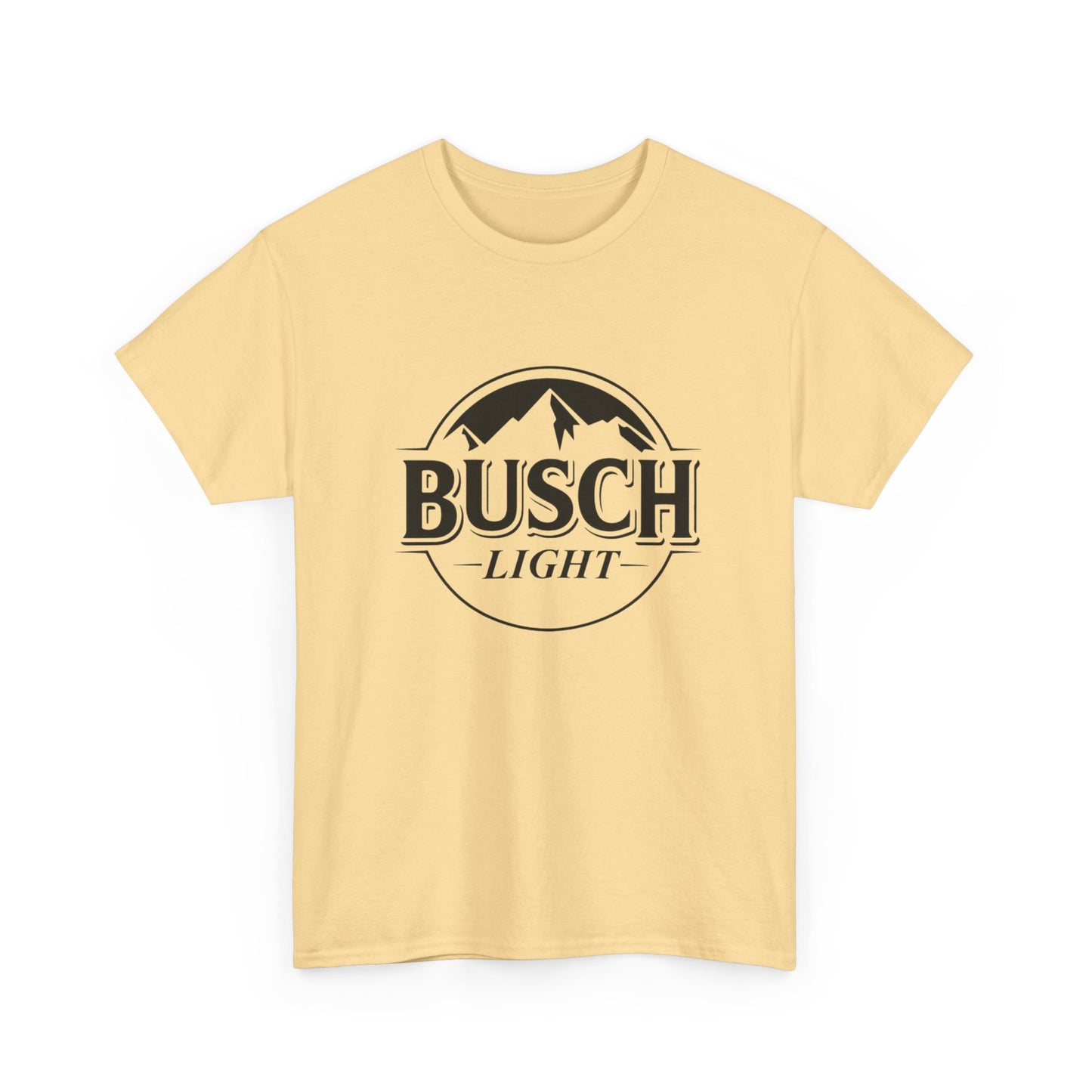 Busch Light Retro Graphic T Shirt Unisex Heavy Cotton Tee NEW