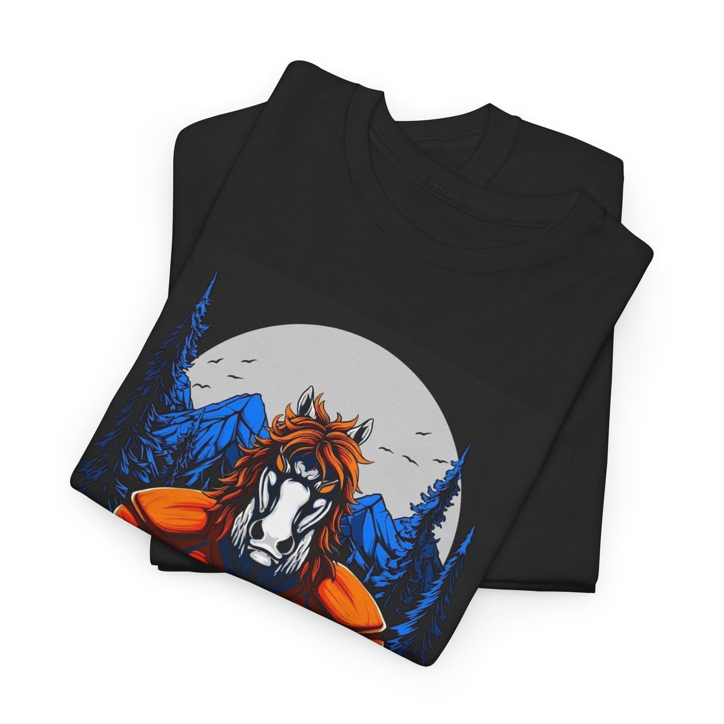 Denver Football Graphic T Shirt Mascot Vintage Unisex Heavy Cotton Tee