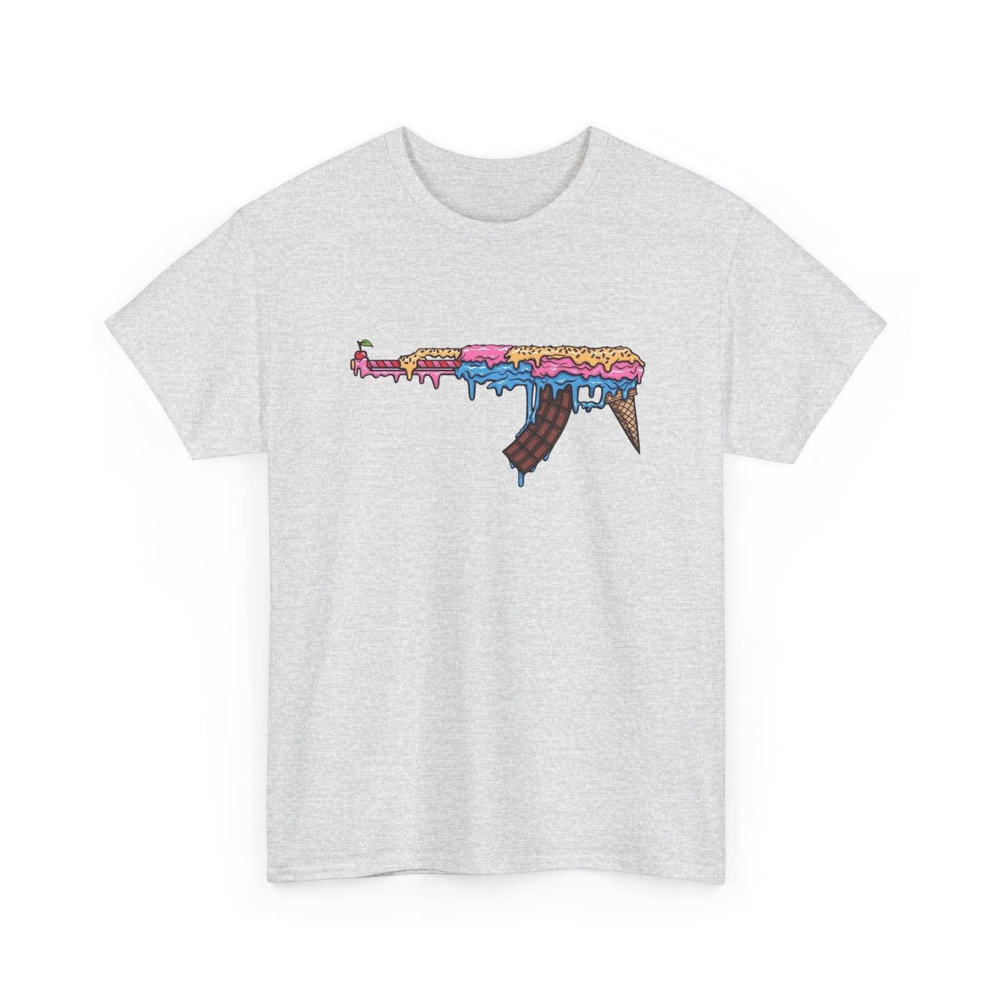 Ice Cream Ak 47 T Shirt Unisex Heavy Cotton Tee