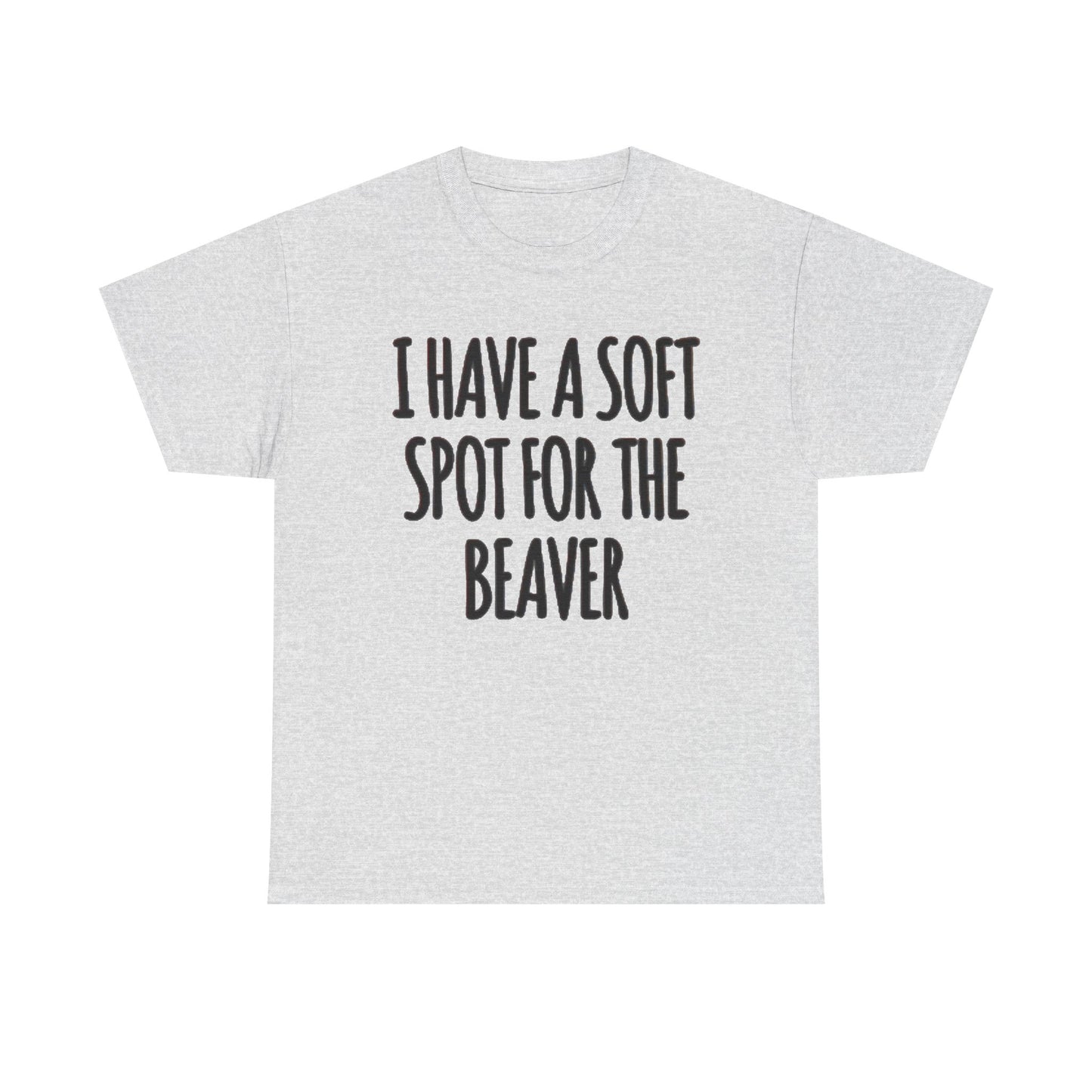Soft Spot For The Beaver T Shirt Funny Sex Graphic Jokes Unisex Heavy Cotton Tee