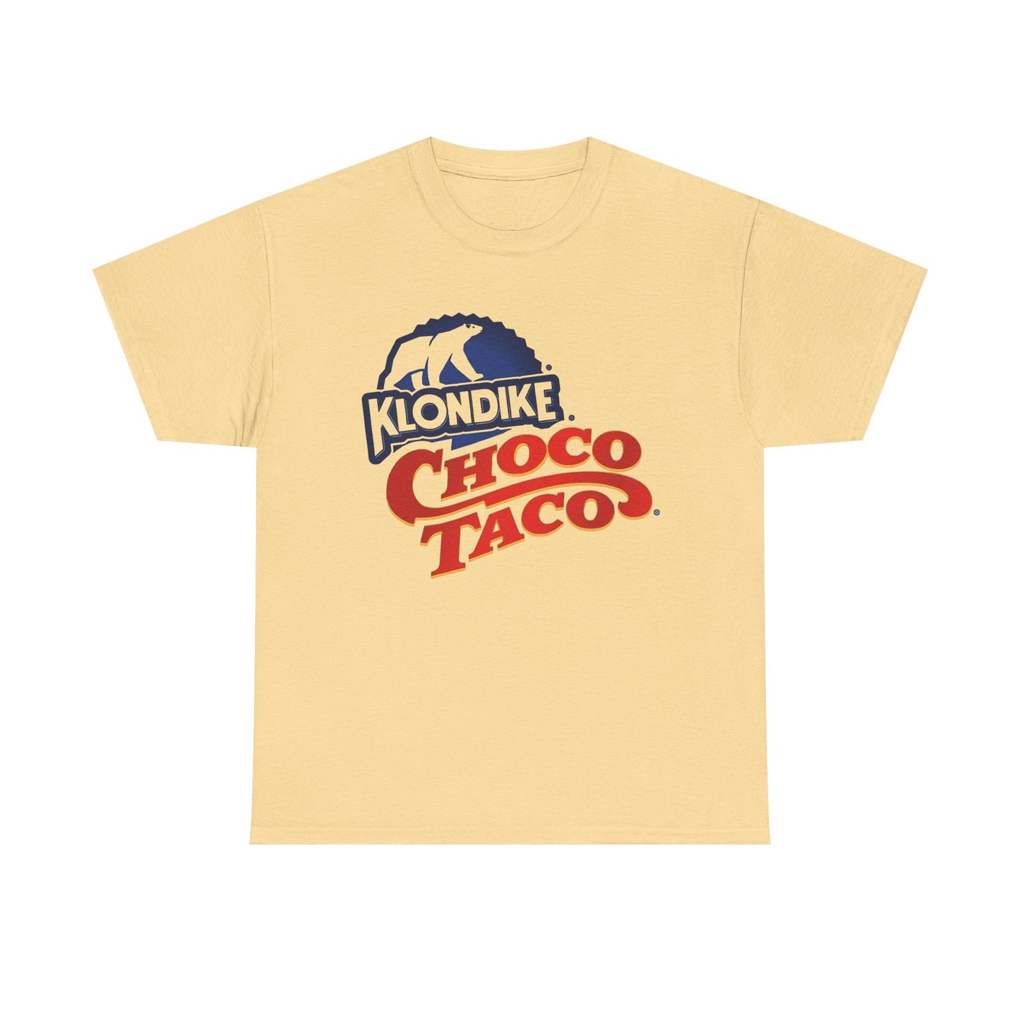 Klondike Shirt Choco Taco Funny Ice Cream Retro Nostalgic Unisex Heavy Cotton