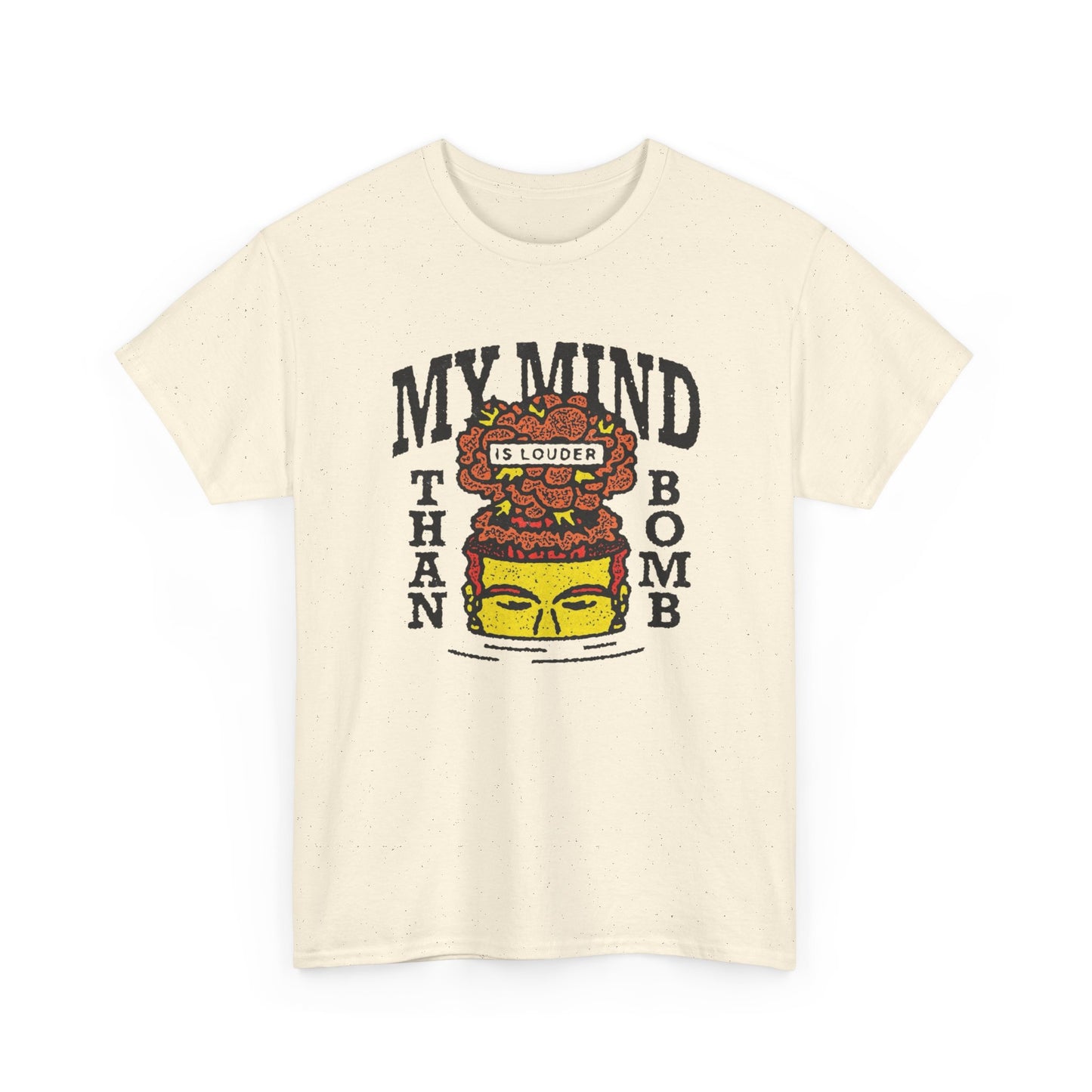 Loud Mind Graphic T Shirt ADULT NEW Unisex Heavy Cotton Tee