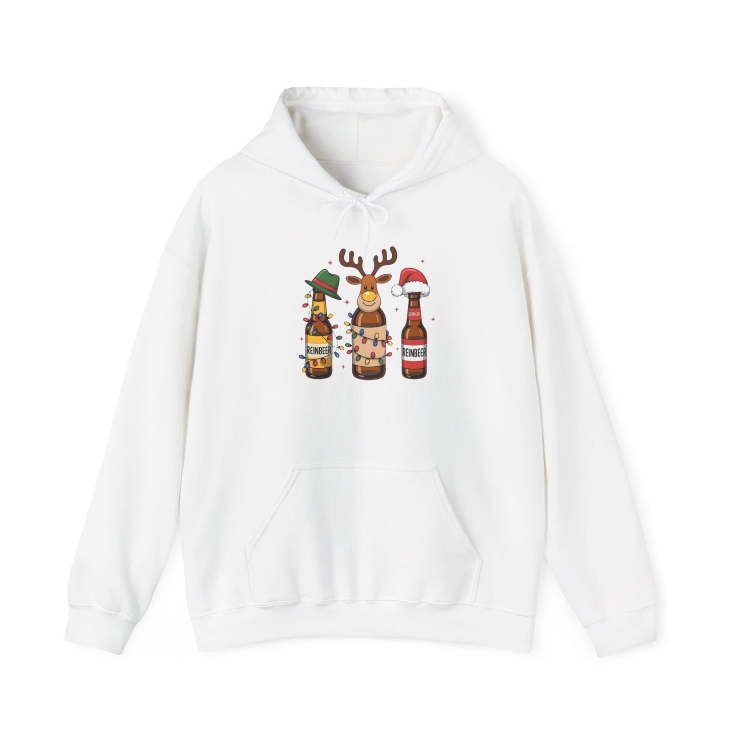 Christmas Beers Funny Graphic Hoodie Unisex Heavy Blend™ Hooded Sweatshirt