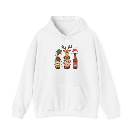 Christmas Beers Funny Graphic Hoodie Unisex Heavy Blend™ Hooded Sweatshirt