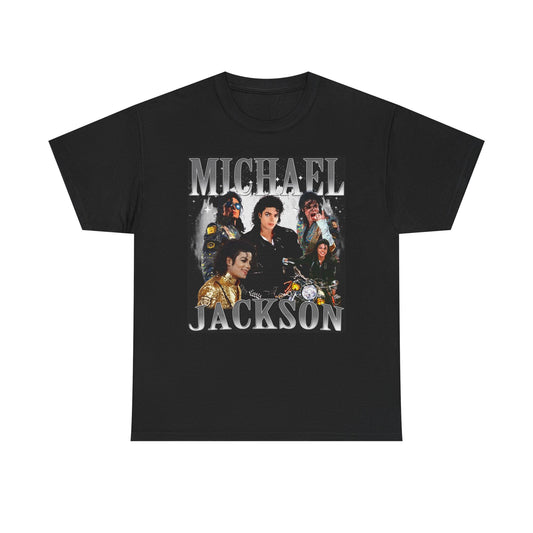 Michael Jackson Graphic T Shirt Vintage Poster Retro Unisex Heavy Cotton Tee