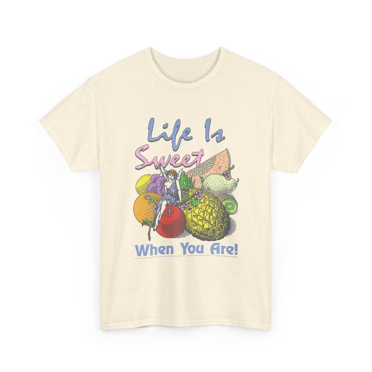 Life Is Sweet When You Are Graphic T-Shirt Cotton Tee New Gift Vintage