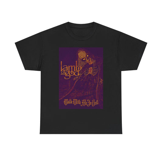 Lamb Of God Tshirt Metal Band Merch Retro Graphic Unisex Heavy Cotton Tee
