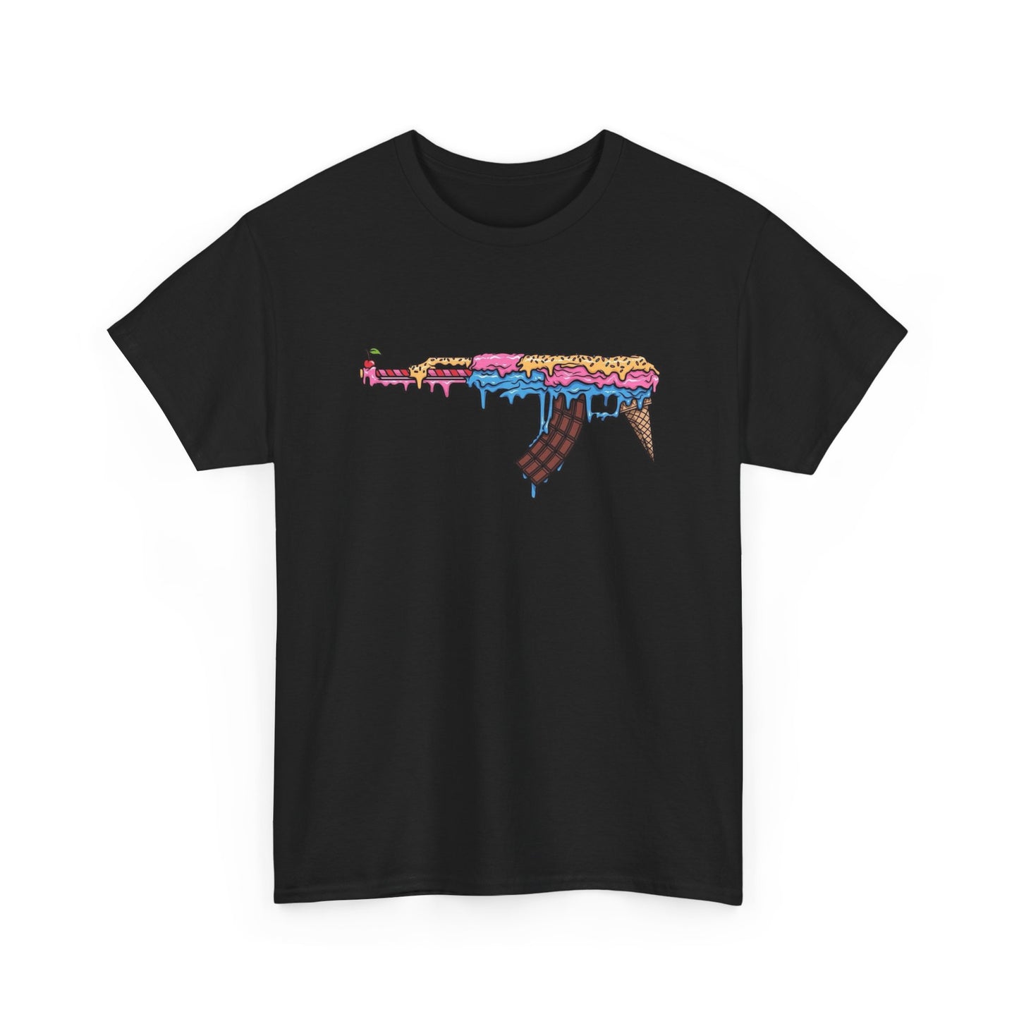 Ice Cream Ak 47 T Shirt Unisex Heavy Cotton Tee