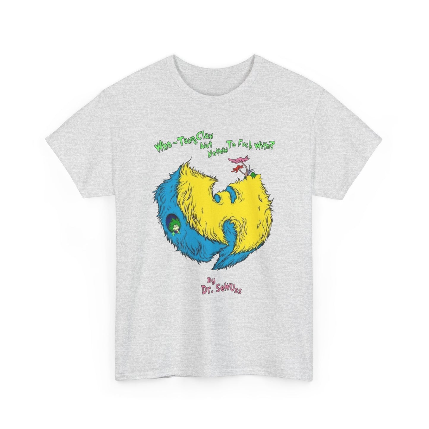 Wu Tang Vintage Cartoon Graphic T Shirt Unisex Heavy Cotton Tee Gift New
