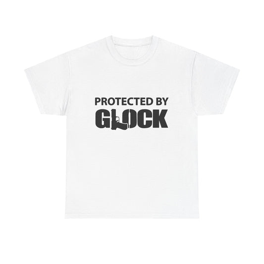 Protected By Glock Graphic T Shirt Unisex Heavy Cotton Tee NEW