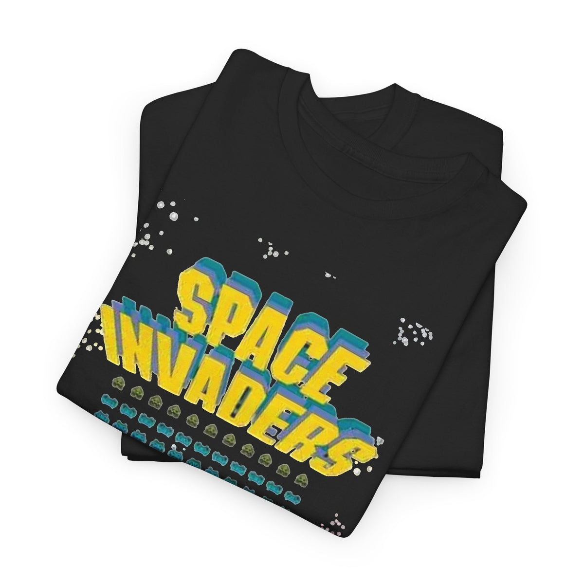 Space Invaders Arcade Graphic T-Shirt Men's Tee