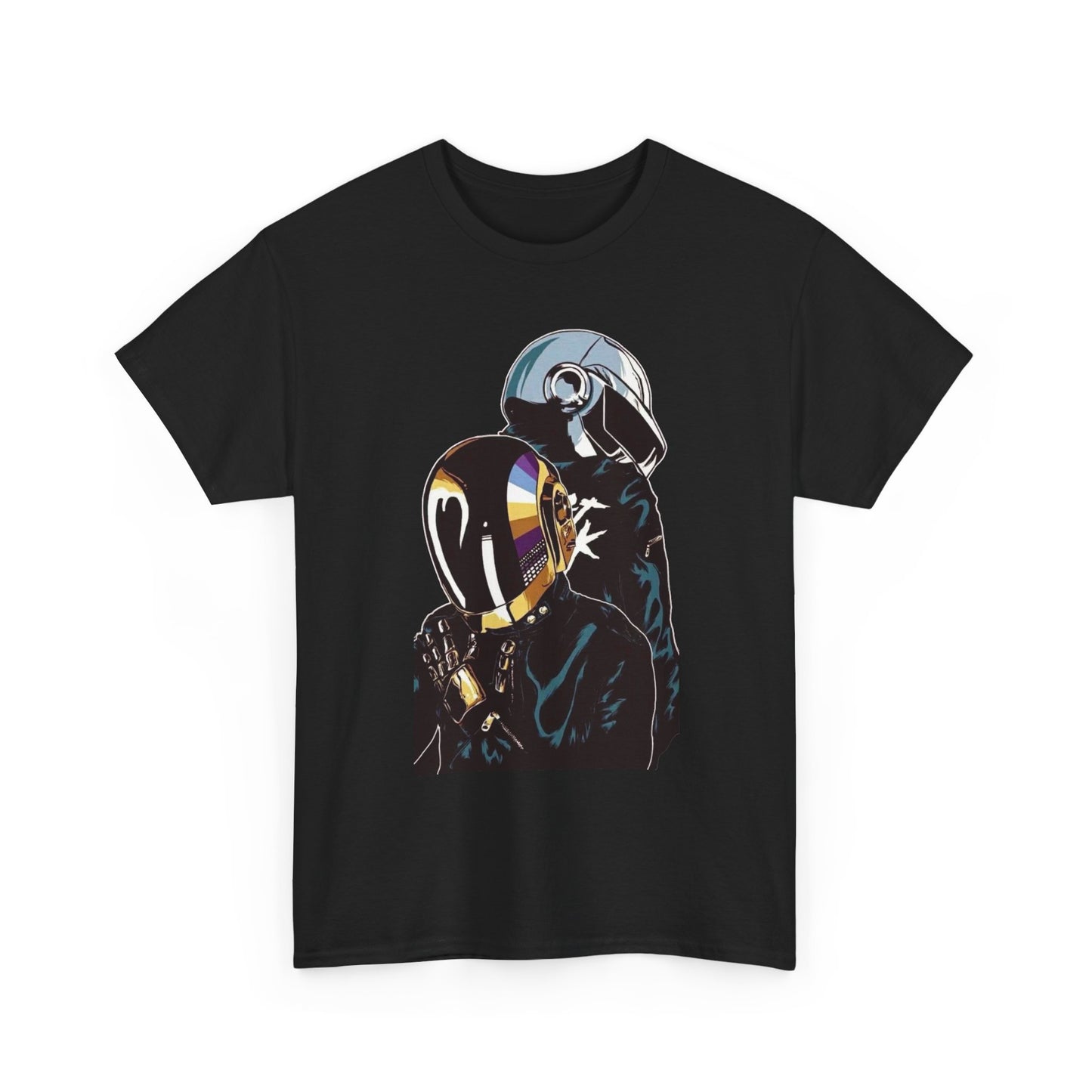 Daft Punk Retro Graphic T Shirt NEW Adult Regular Sizing Tee