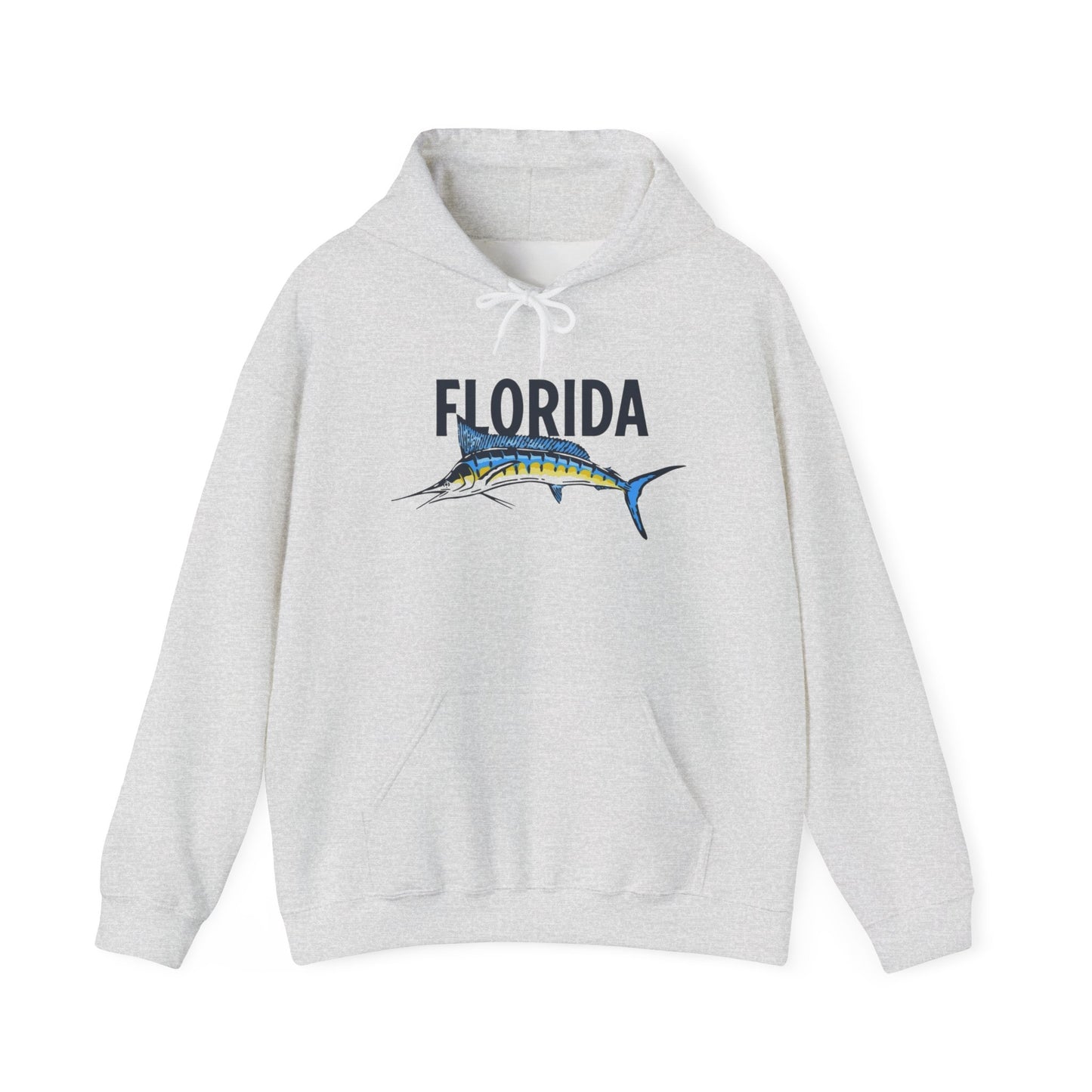 Florida Marlin Fishing Graphic Hoodie Unisex Heavy Blend™ Hooded Sweatshirt