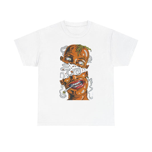 Weed High Art Photo Graphic T-Shirt Comfy Cotton Tee Brand NEW