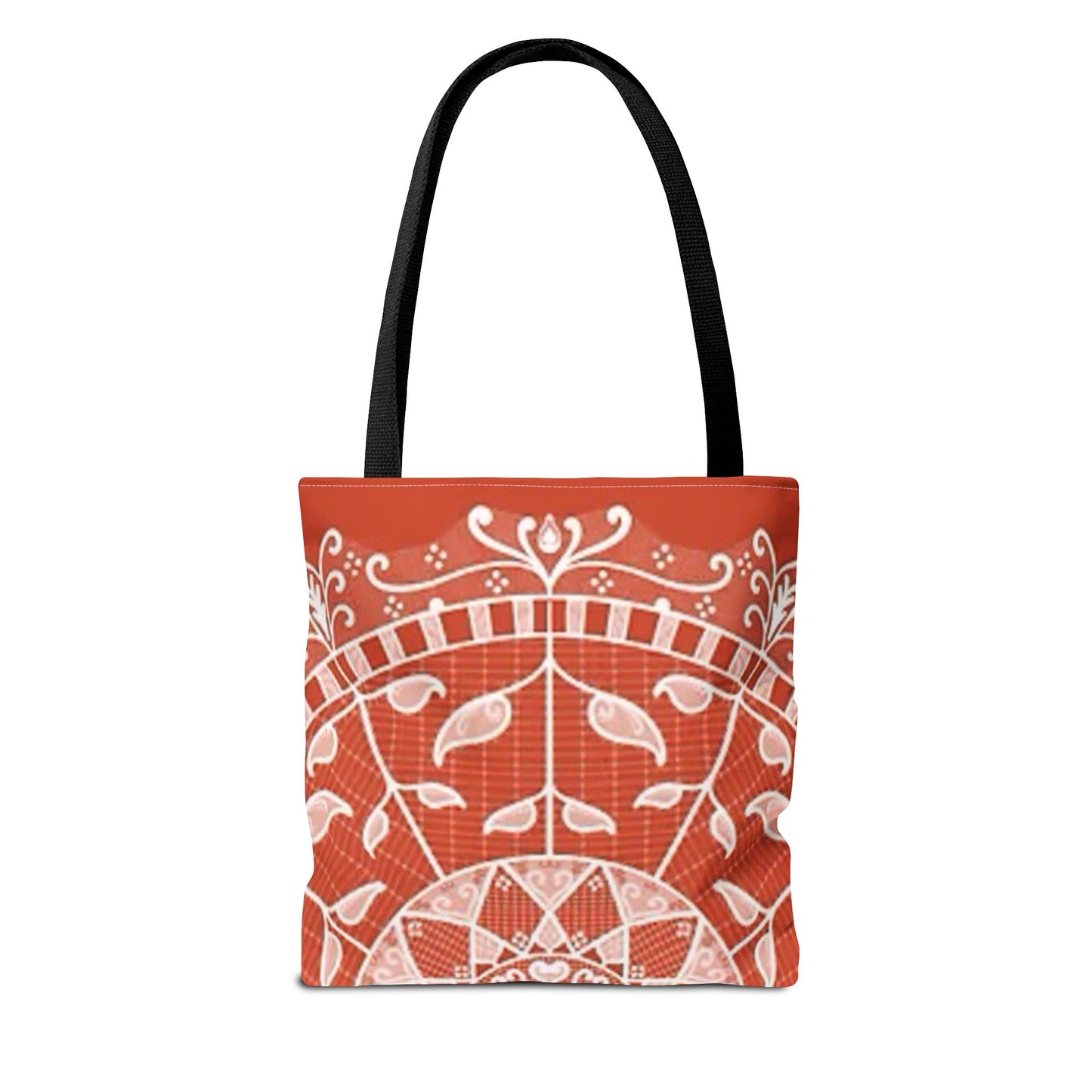 Orange And White Multi Color BRAND NEW MODERN Tote Bag (AOP)
