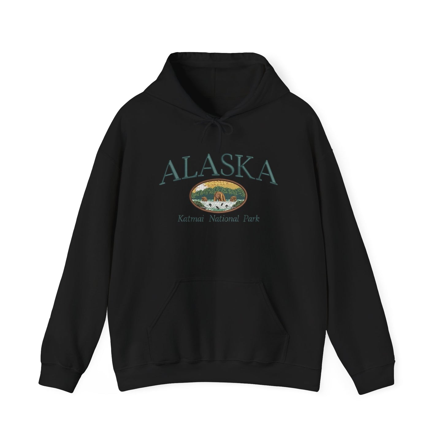Alaska National Parks Graphic Hoodie Heavy Blend Sweatshirt NEW
