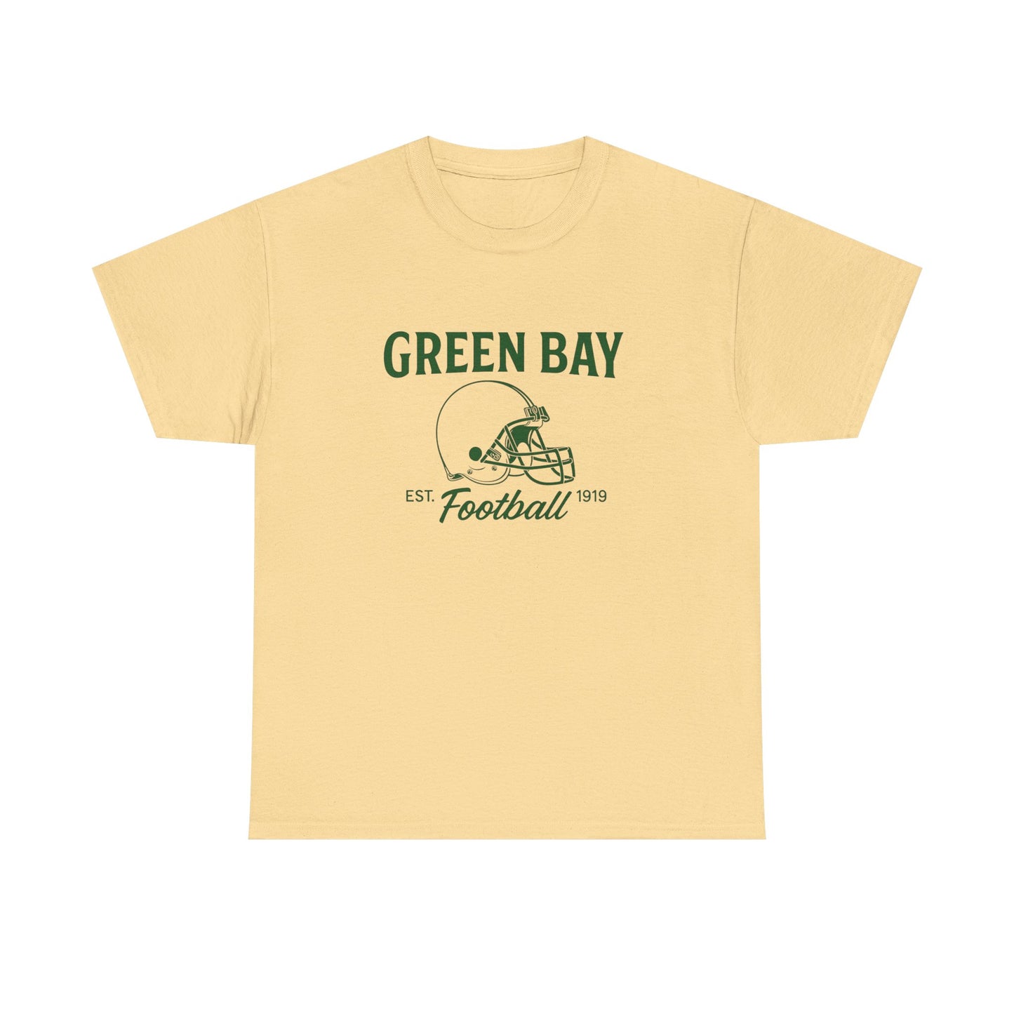 Green Bay Football Retro Graphic T Shirt ADULT NEW