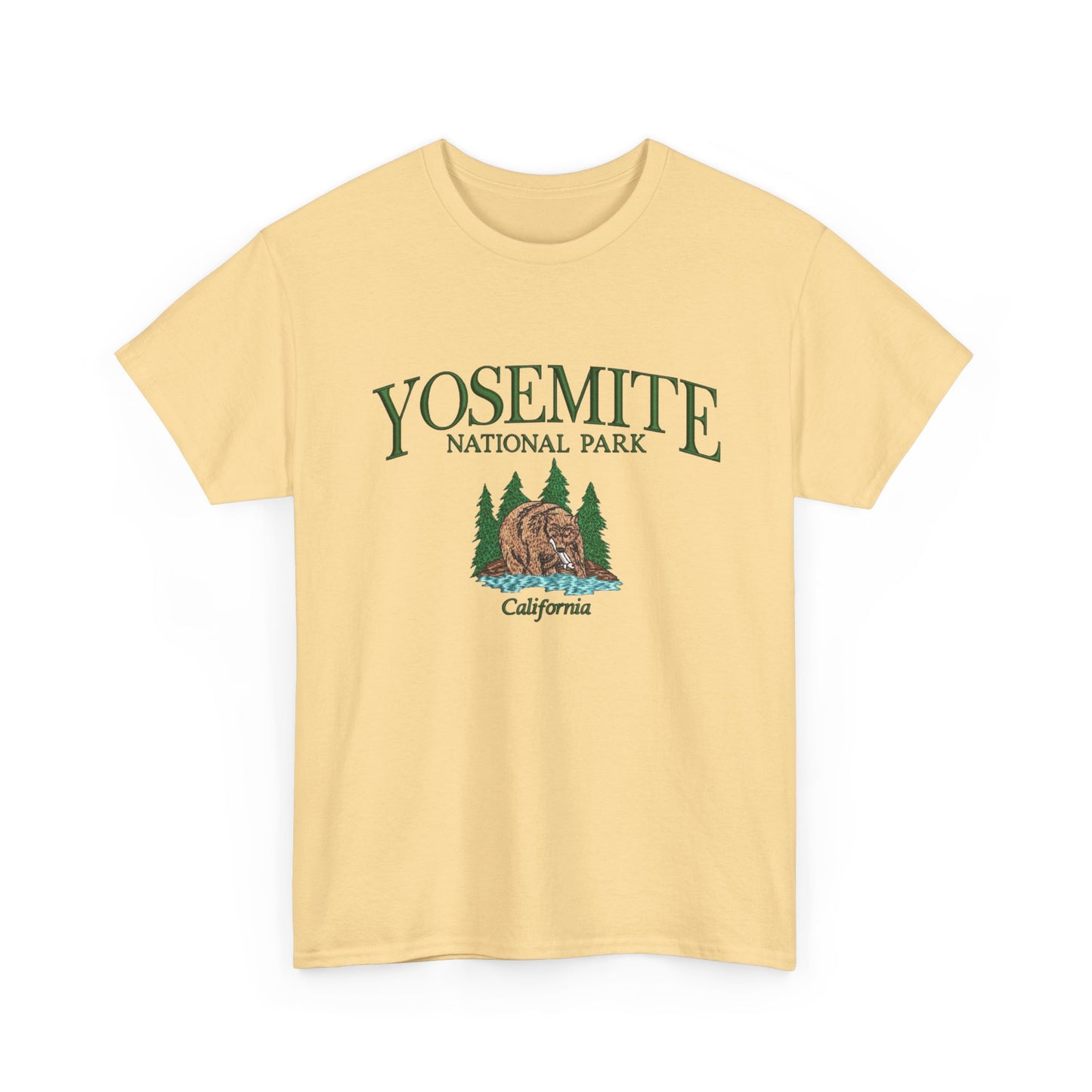 Yosemite National Park Graphic T Shirt NEW Unisex Heavy Cotton Tee
