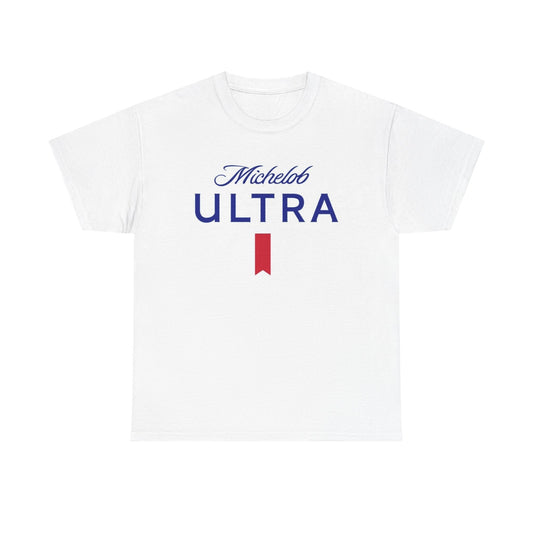 Michelob Ultra Graphic T Shirt Beer Logo Unisex Heavy Cotton Tee