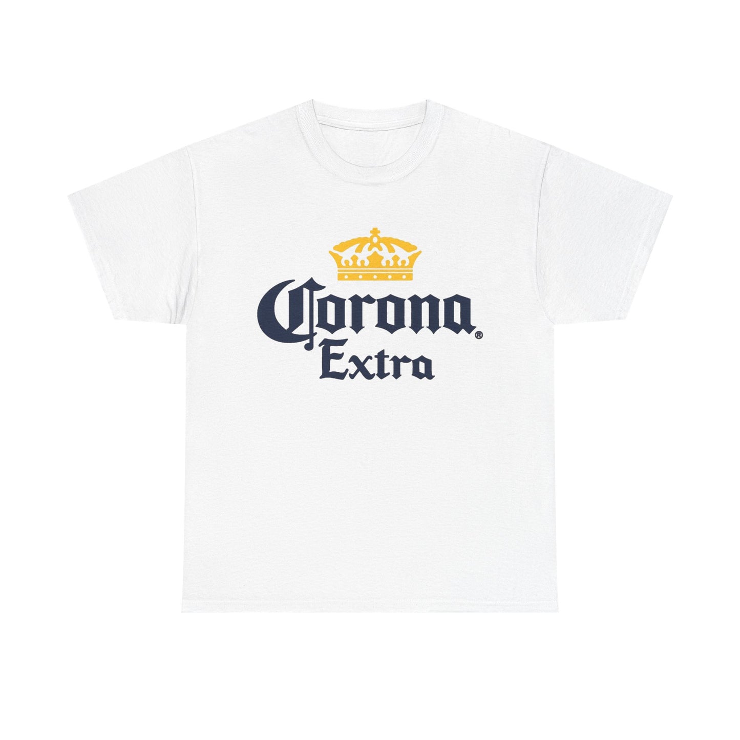 Corona Tshirt Beer retro Logo Summer vibes Gillis Party Unisex Heavy Cotton Tee