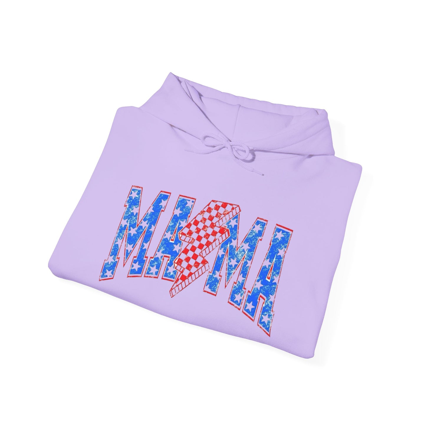 USA Mama Mom Retro Graphic Hoodie Women's Heavy Blend™ Hooded Sweatshirt