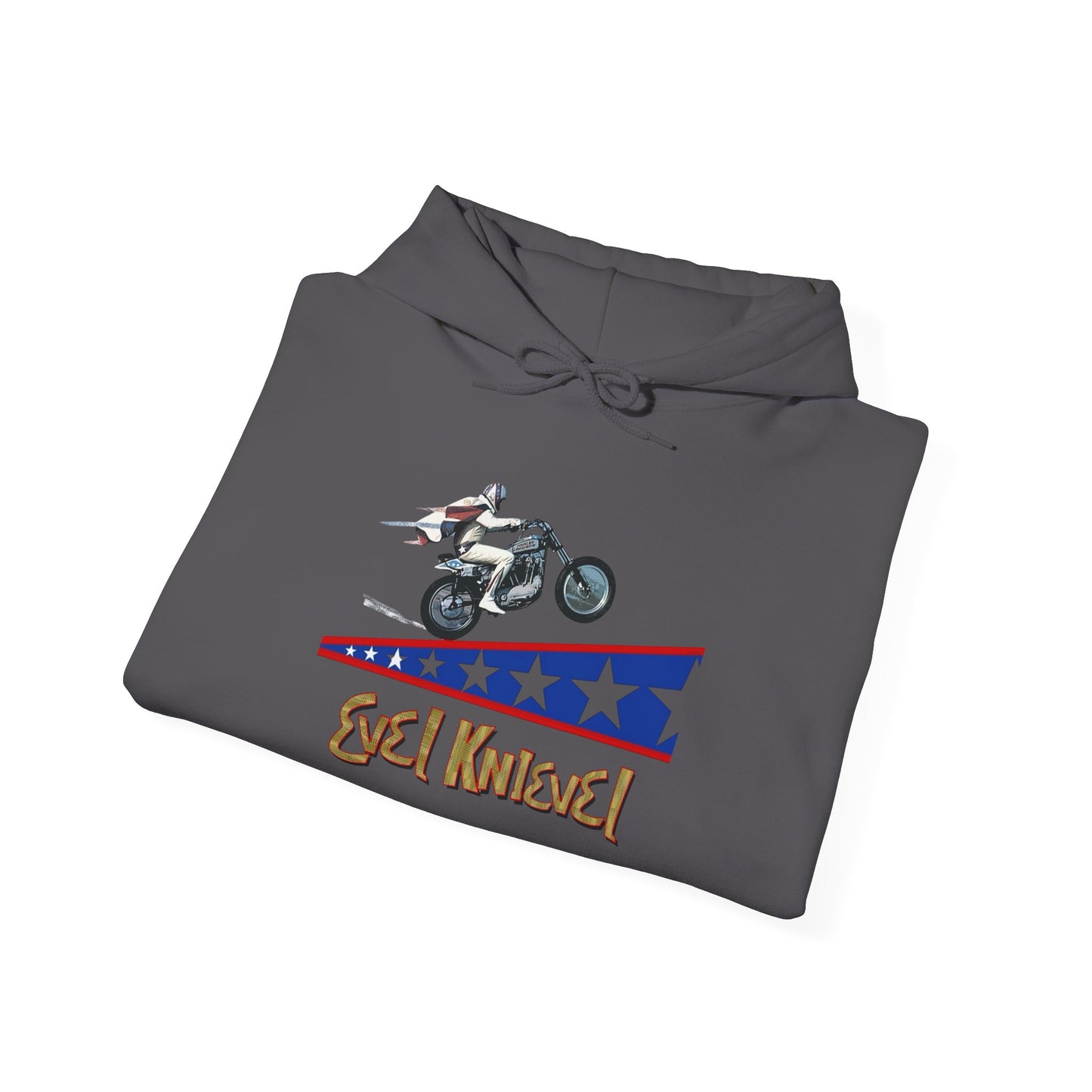 Evel Knievel Motorcycles Graphic Hoodie Unisex Heavy Blend™ Hooded Sweatshirt