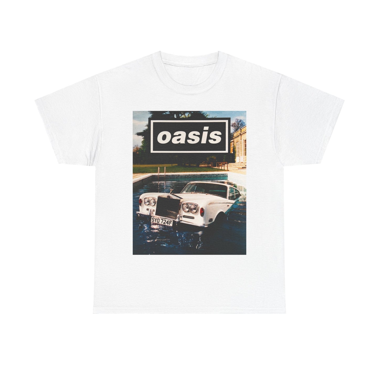 Oasis T Shirt Vintage Merch Album Cover Retro 90s Unisex Heavy Cotton Tee