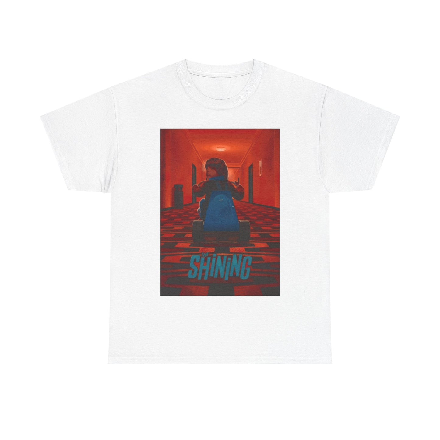 The Shining Movie Poster T Shirt Vintage Horror Retro Unisex Heavy Cotton Tee
