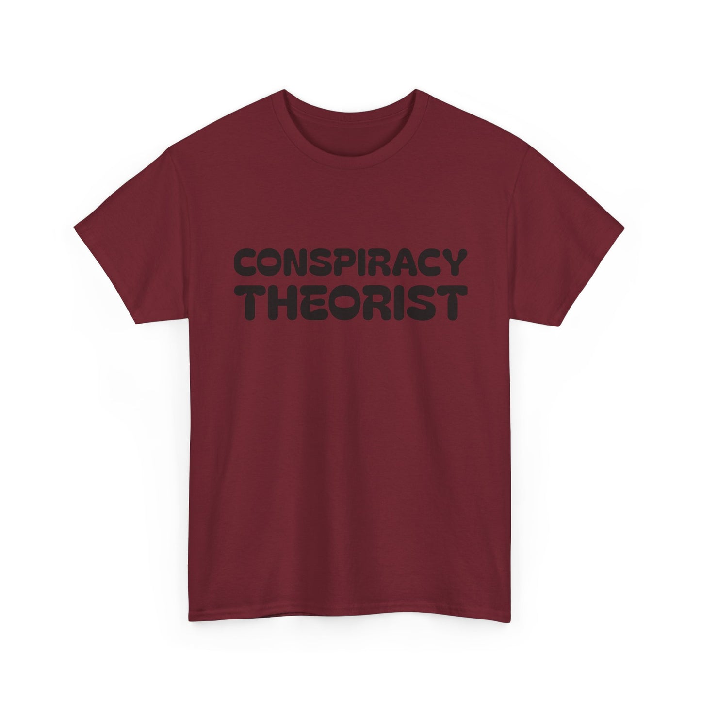 Conspiracy Theorist Funny Aliens UFO Graphic T Shirt Unisex Heavy Cotton Gift