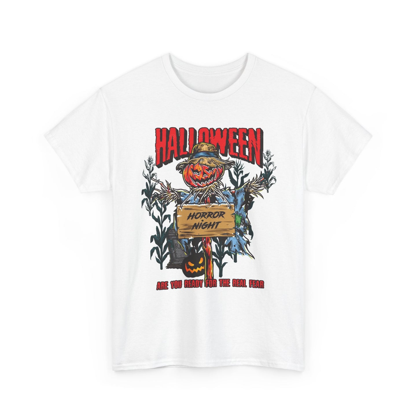 Halloween Horror Night Graphic T Shirt Cotton Tee