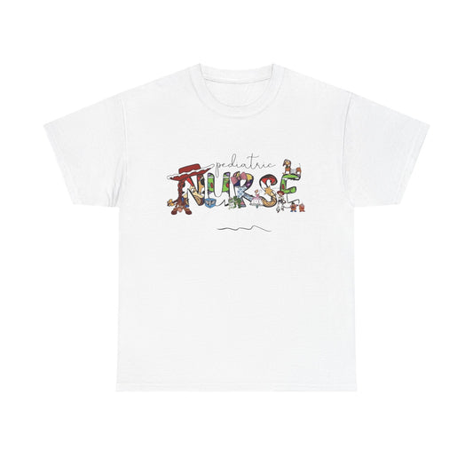 Pediatric Nurse Toy Graphic T Shirt NEW Unisex Heavy Cotton Tee