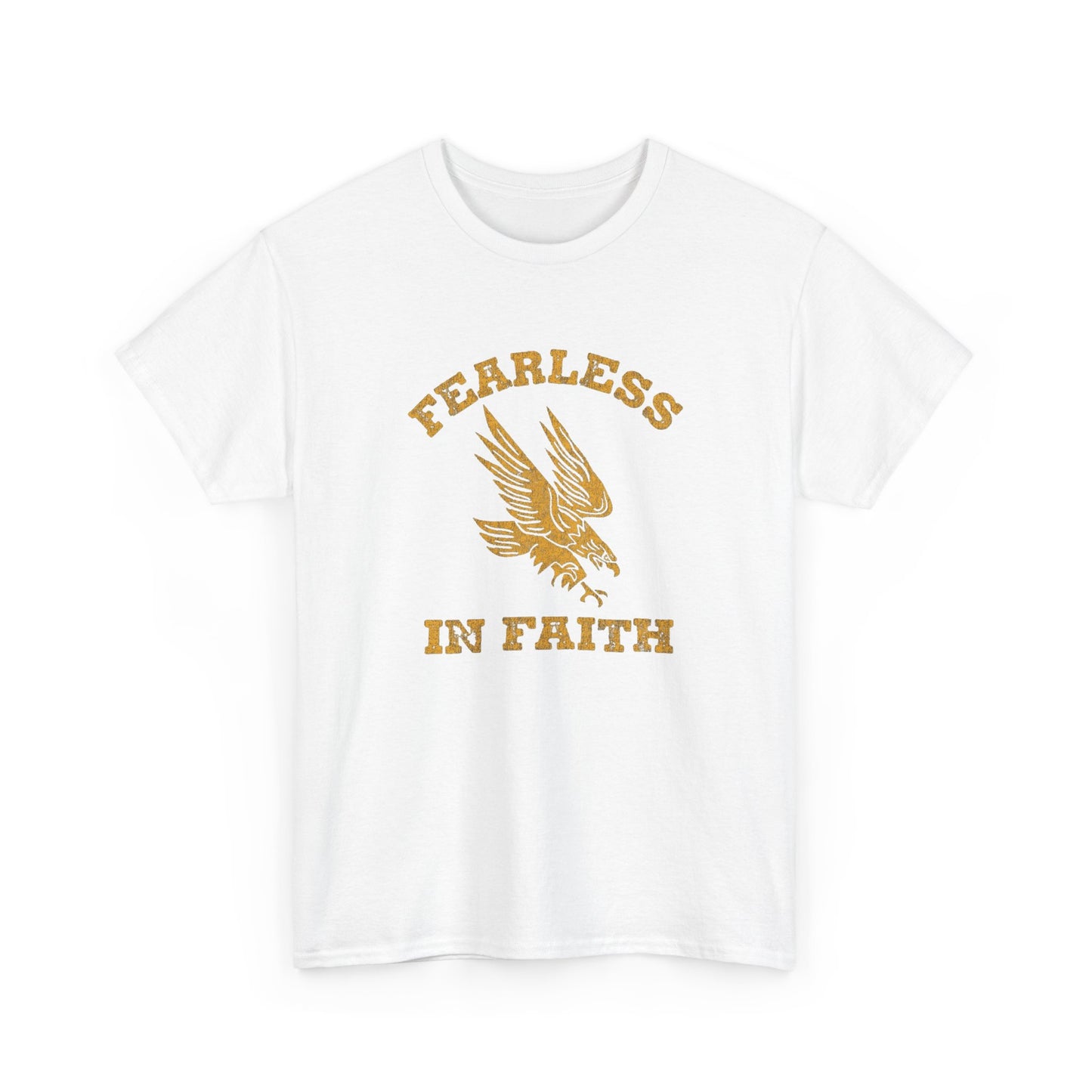 Fearless In Faith Graphic T Shirt Unisex Heavy Cotton Tee