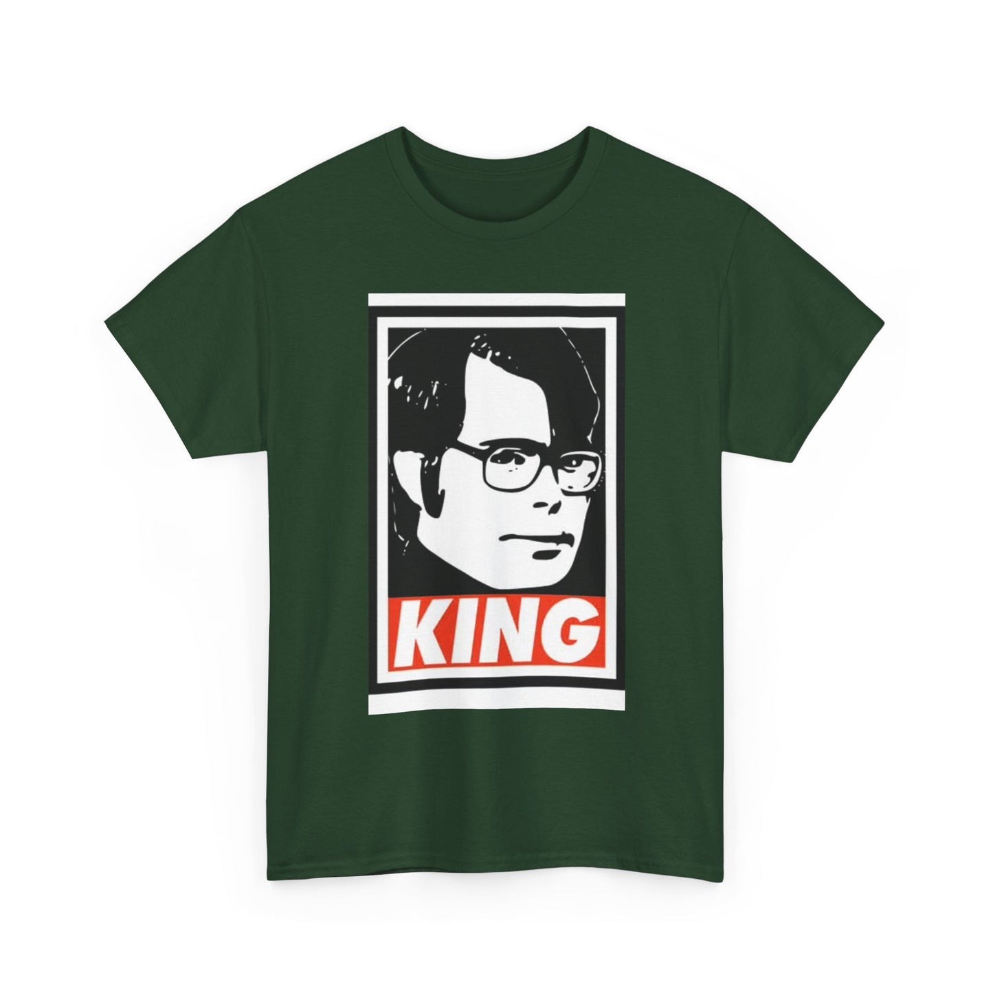 Stephen King Shirt Retro Poster Horror Funny Gift Scary Unisex Heavy Cotton Tee