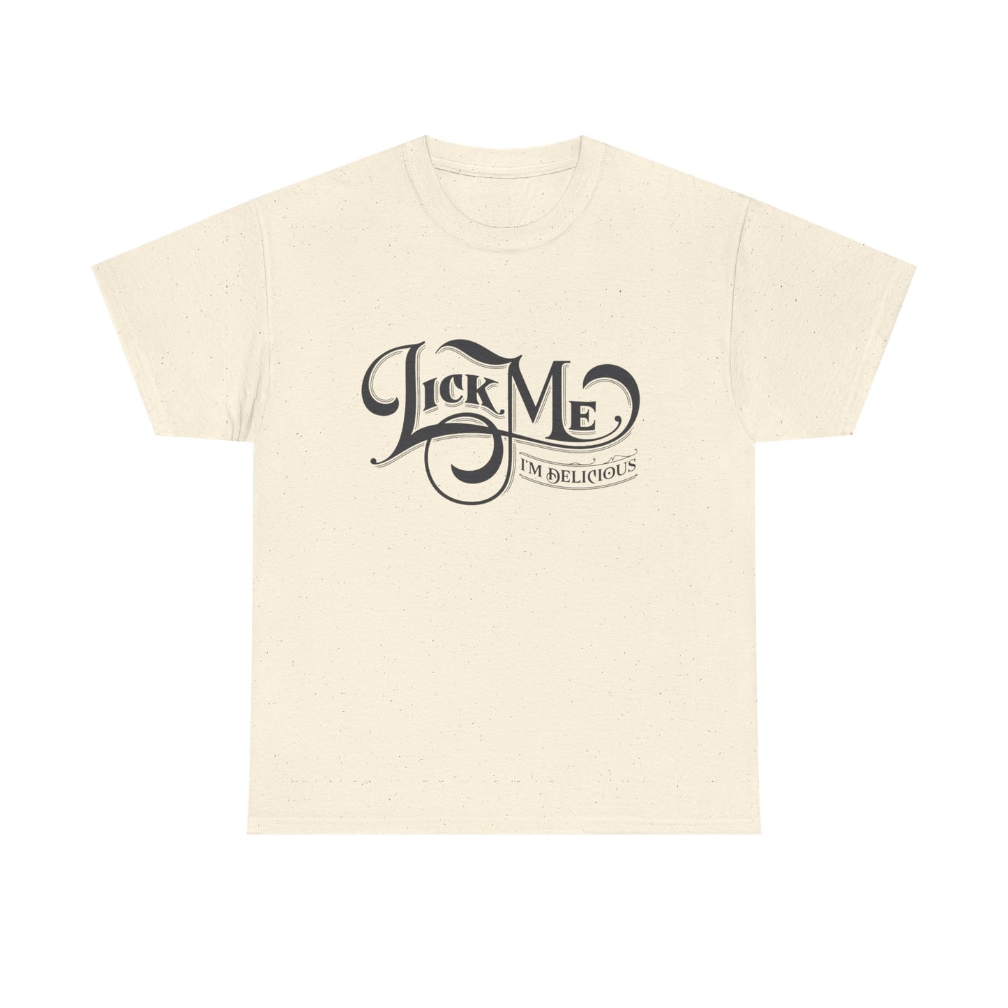 Lick Me I'm Delicious Sex Jokes Graphic T Shirt NEW ADULT TEE