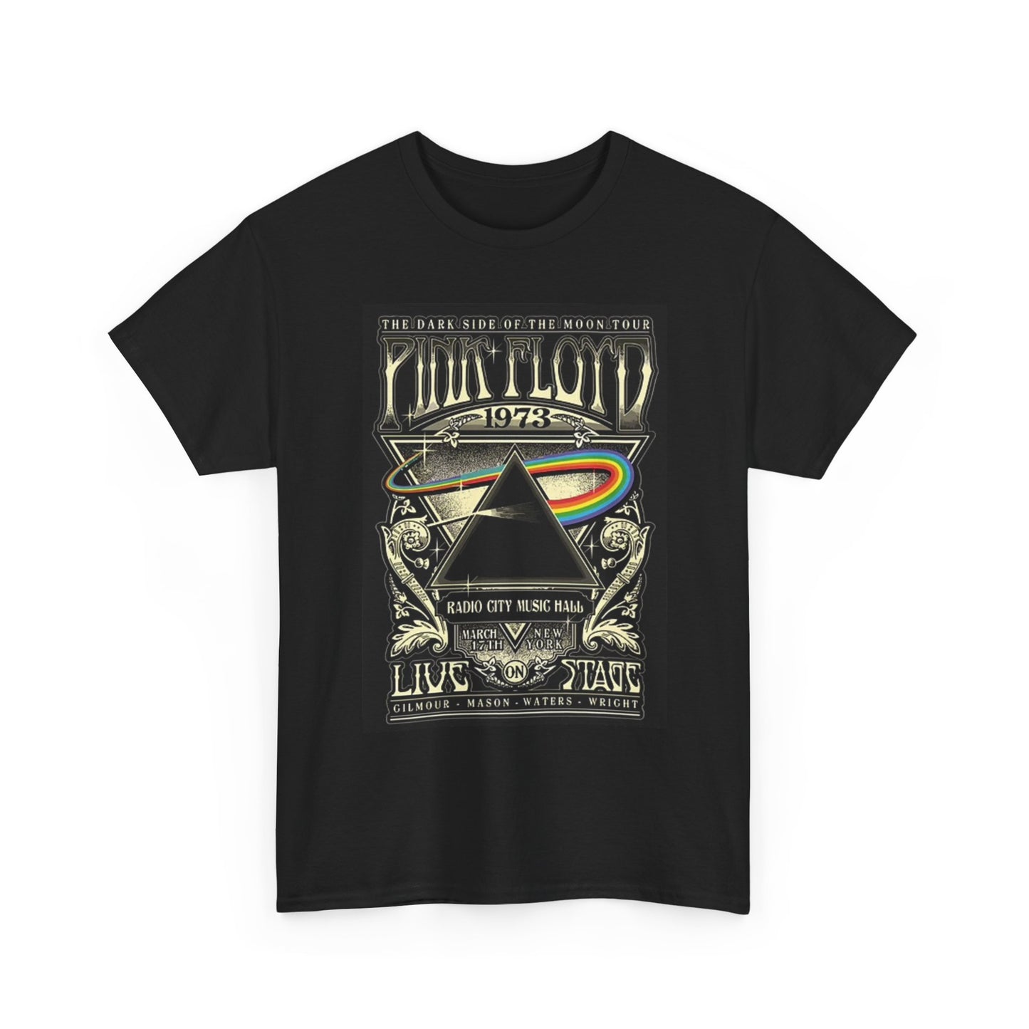 Pink Floyd Graphic T Shirt Vintage Merch Rock Unisex Heavy Cotton Tee