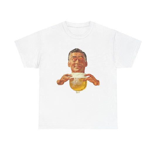 Happy Life With Beer T Shirt Unisex Heavy Cotton Tee Gift