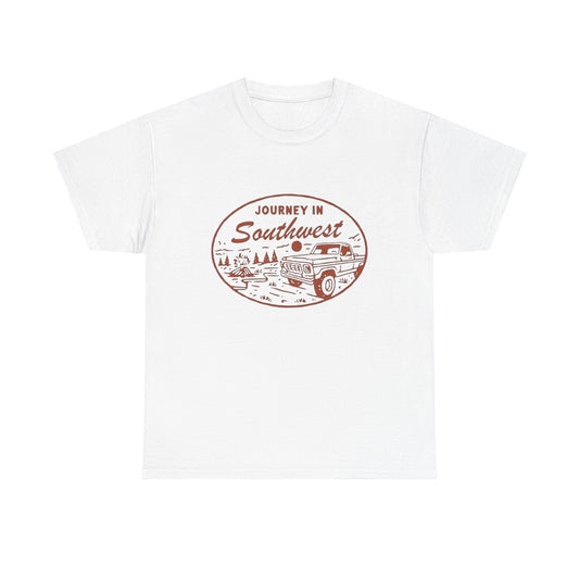 Journey In Southwest Graphic T Shirt Unisex Heavy Cotton Tee