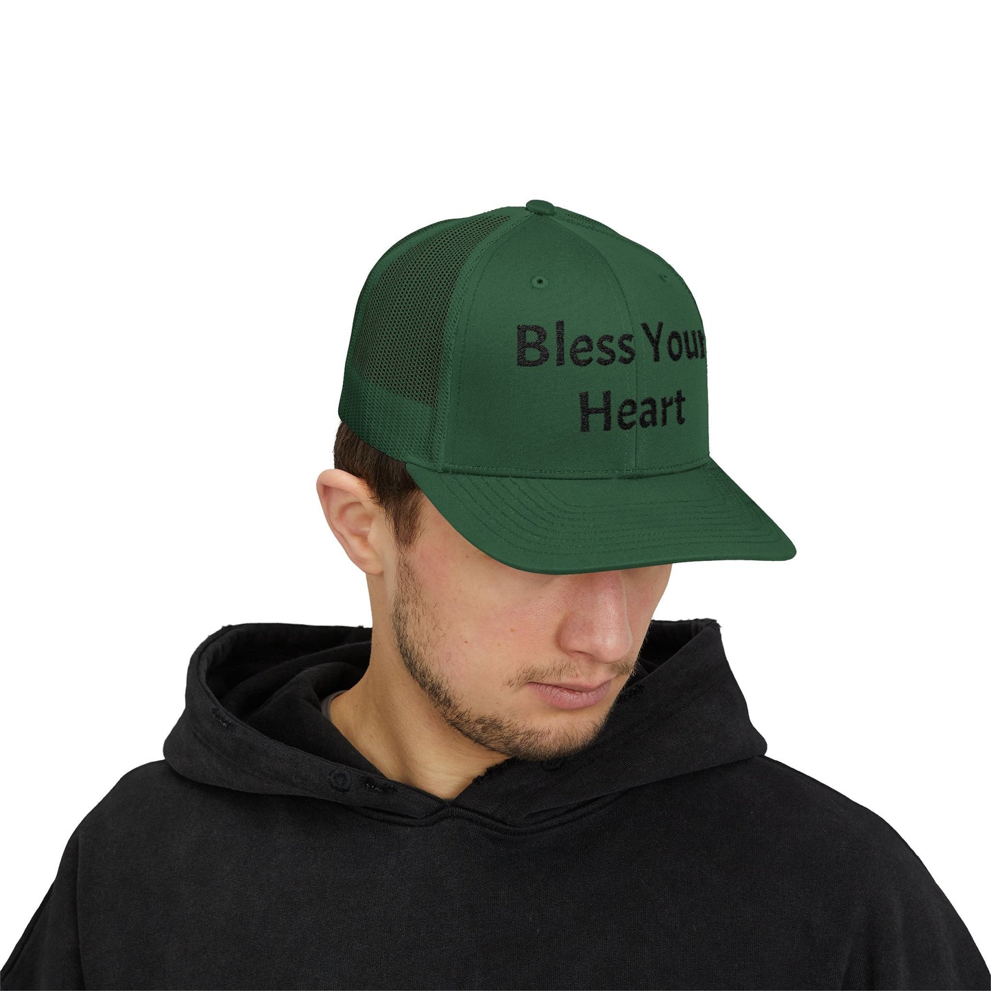 Bless Your Heart Hat Southern Charm Funny Snapback Trucker Cap
