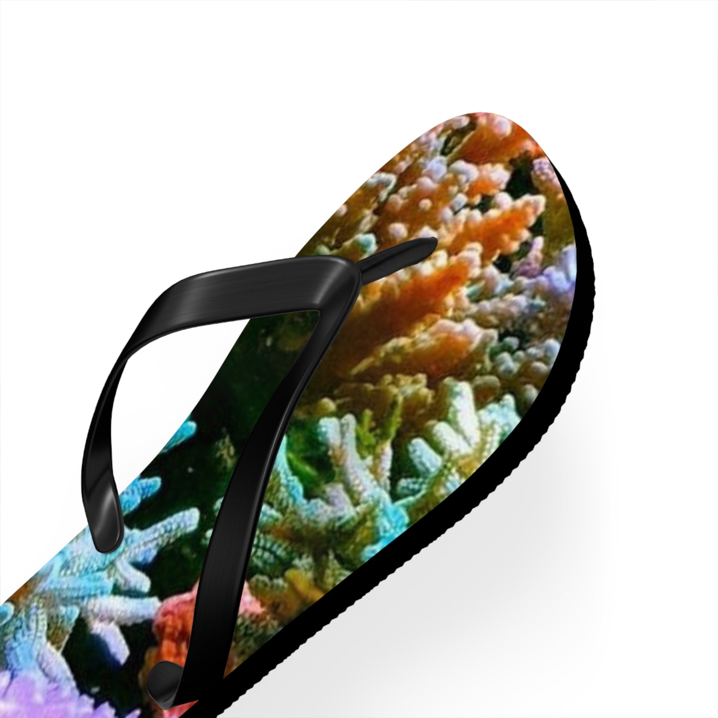 Coral Reef Summer Sandals, Beach Shoes, Vacation Flip Flops, Pool Slides